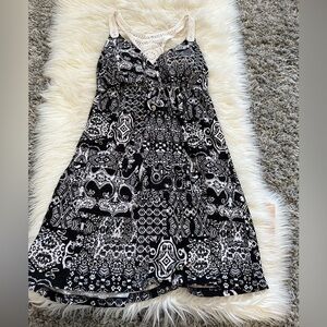 Black & White Patterned Dress